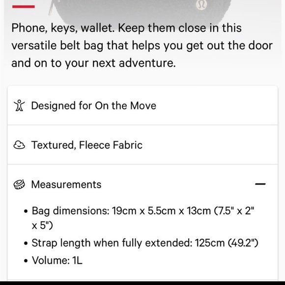 lululemon athletica Bags New Lululemon Everywhere Fleece Belt Bag